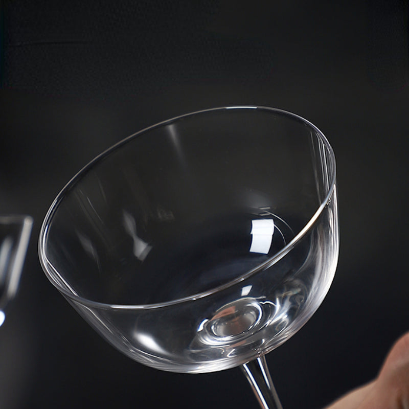 Creative High-footed Cocktail Glass,Ideal for Serving Martini and Manhattan