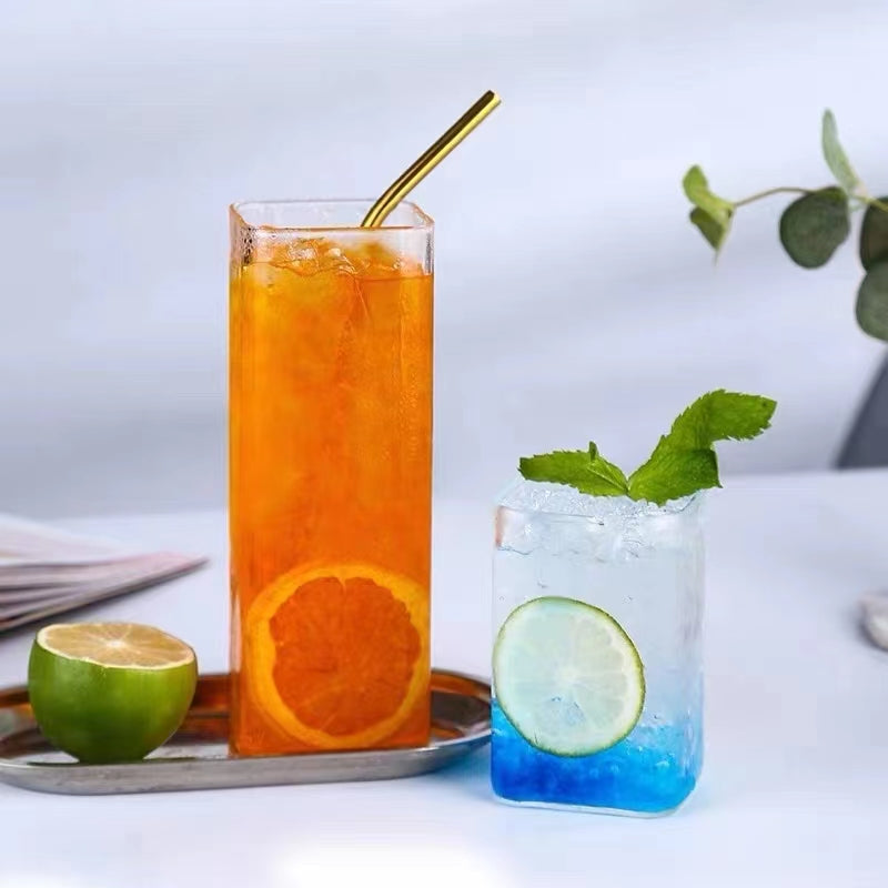 Small Size 250ML Borosilicate Stemless Mixed Glass Cups,Perfect for Cocktail, Coffee, Ice cream