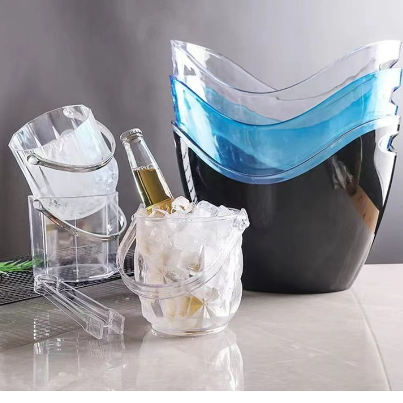 Acrylic Octagon Ice Bucket High Value Commercial Ice Bucket for Bar