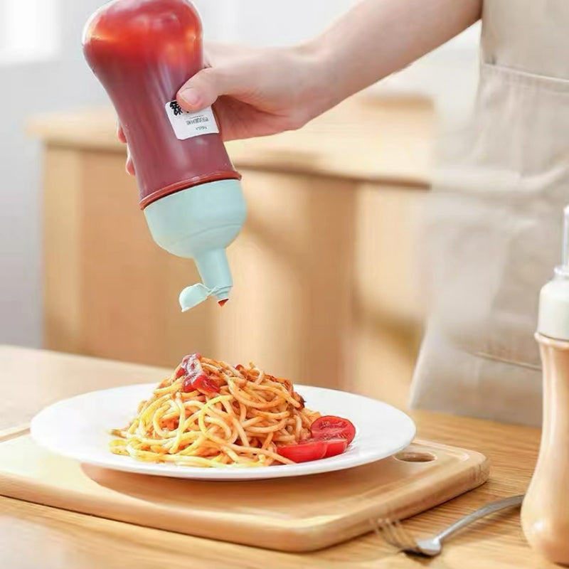 Single-hole Sauce Bottle-Professional Lemon Juice Chocolate Sauce Juice Squeeze Bottle Food-grade Squeeze Bottle