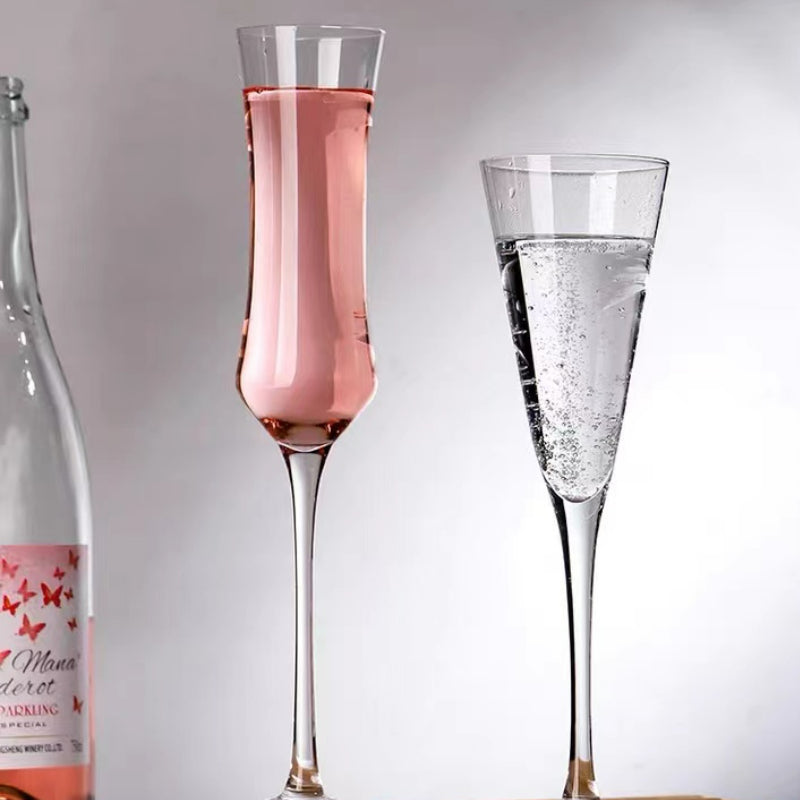 2022 Wholesale Champagne Glasses High Quality Wine Goblet Crystal Glasses