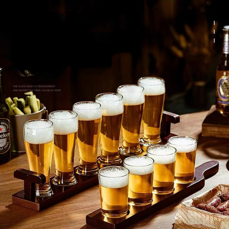 Handmade 18" Natural Shot Glasses Holder