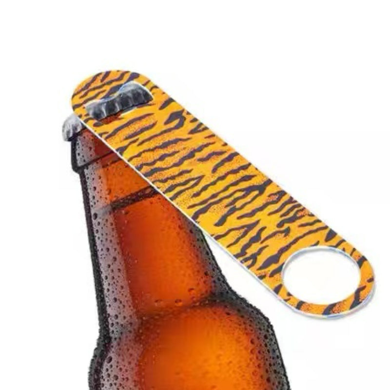 Fancy Bottle Opener Paint Tiger Pattern Beer Bottle Opener