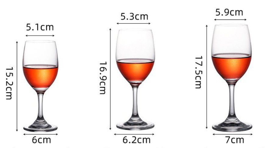 Bordeaux Red and White Wine Glass Red Wine Glass European-Style Goblet Cocktail Glass Home Bar