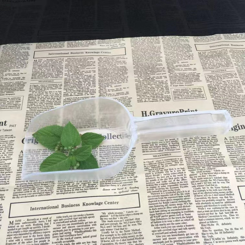 Plastic Transparent Ice Scoop Rice Spoon PC Material Ice Scraper Large Size for Supermarket and Bar