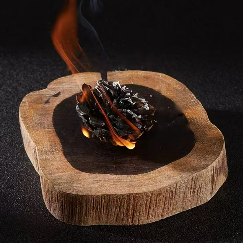 Molecular Cocktail Smoked Special Thick Smoke Pine Cone Cocktail Decoration Dried Pine Cone