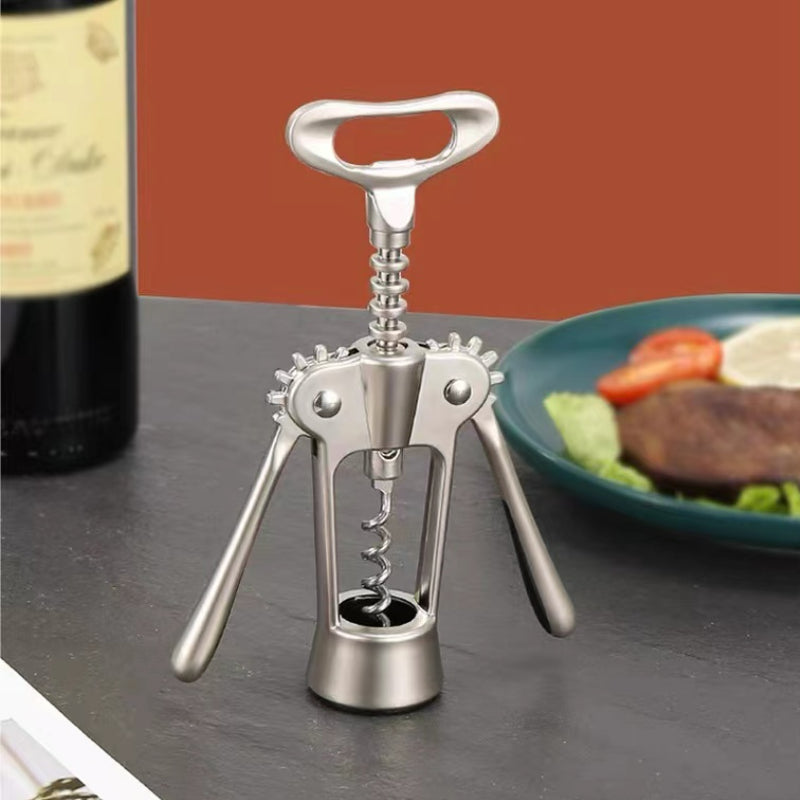 Wholesale Silver Wine Opener Used in Kitchen Restaurant and Bars Stainless Steel Wine Opener