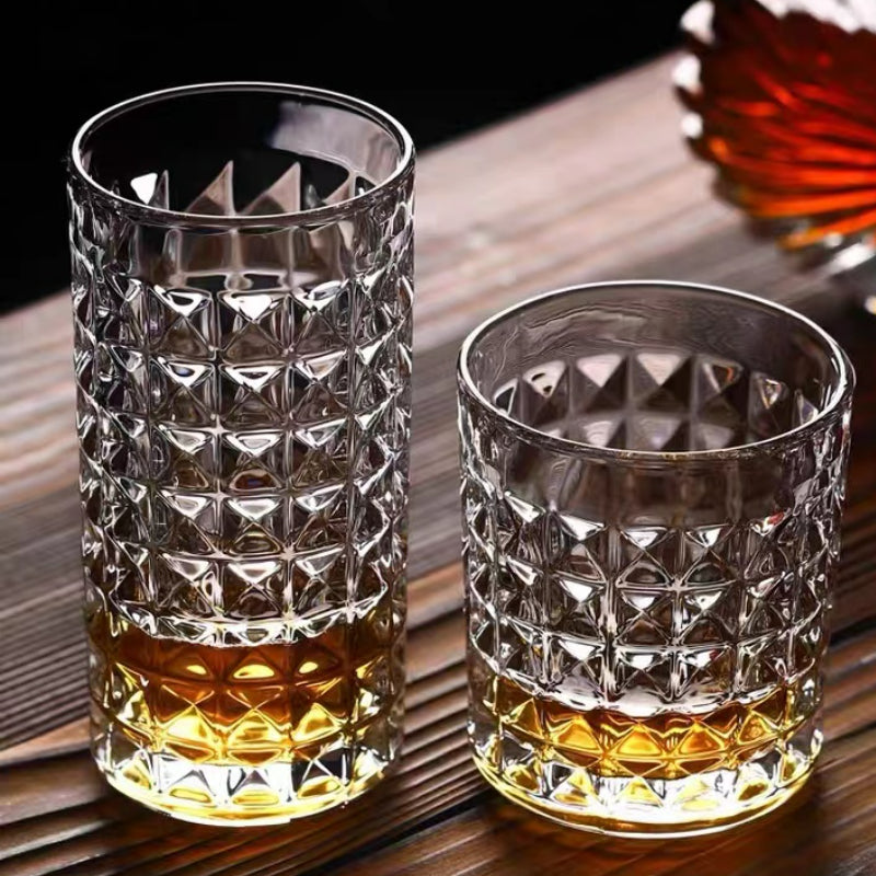 Wholesale Crystal Glass Whiskey Transparent Bar KTV Special Glasses Anti-Fall Household Water Cup