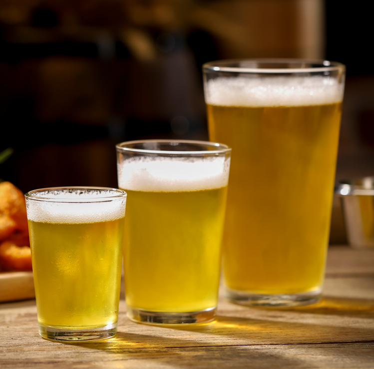 American Wide-Mouth Pint Glass Pearson Craft Glass Beer Glass Beer Glass Juice Drink Glass