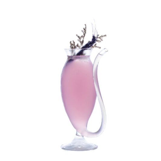 Creative Vampire Cocktail Glass with Drinking Tube Straw for Wine Champagne Juice Home Bar Party Club Glassware