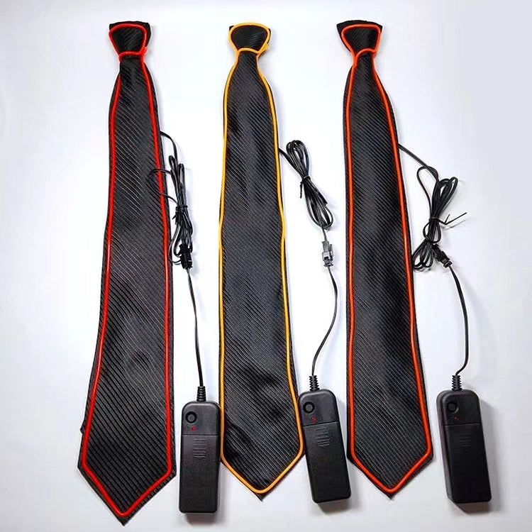 Novelty Led Tie El Luminous Tie Dance Bar Dance Creative Casual Flash Tie