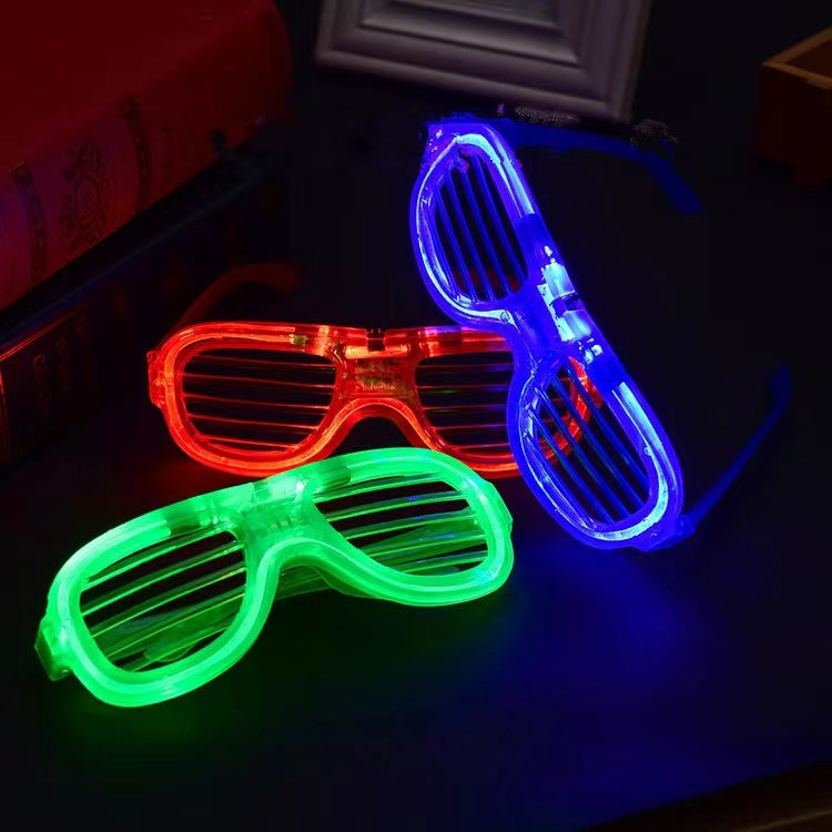 Glowing Glasses Bouncer Birthday Party Bar Cheer Props Stall Toys