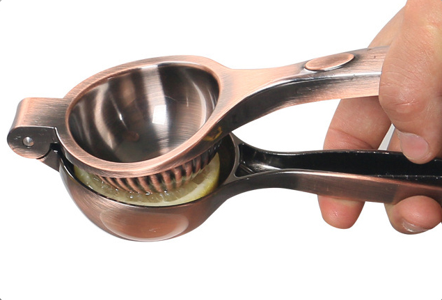 Lemon Juicer Stainless Steel - Sturdy Manual Citrus Juicer, Heavy Duty Solid Manual Juicer