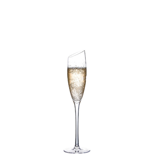 Fashion Champagne Glasses Clear Crystal Tasting Glasses for Wedding Party