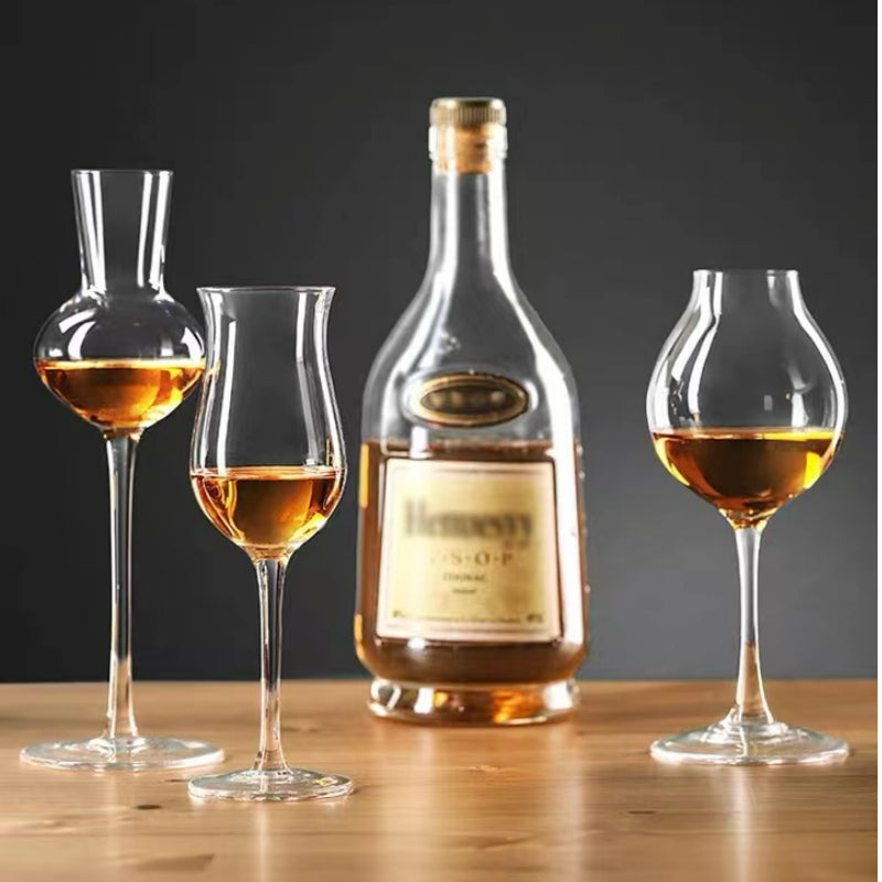 Tasting Glasses-Custom Antique Tulip Tasting Glass Champagne Tasting Glass for Bar