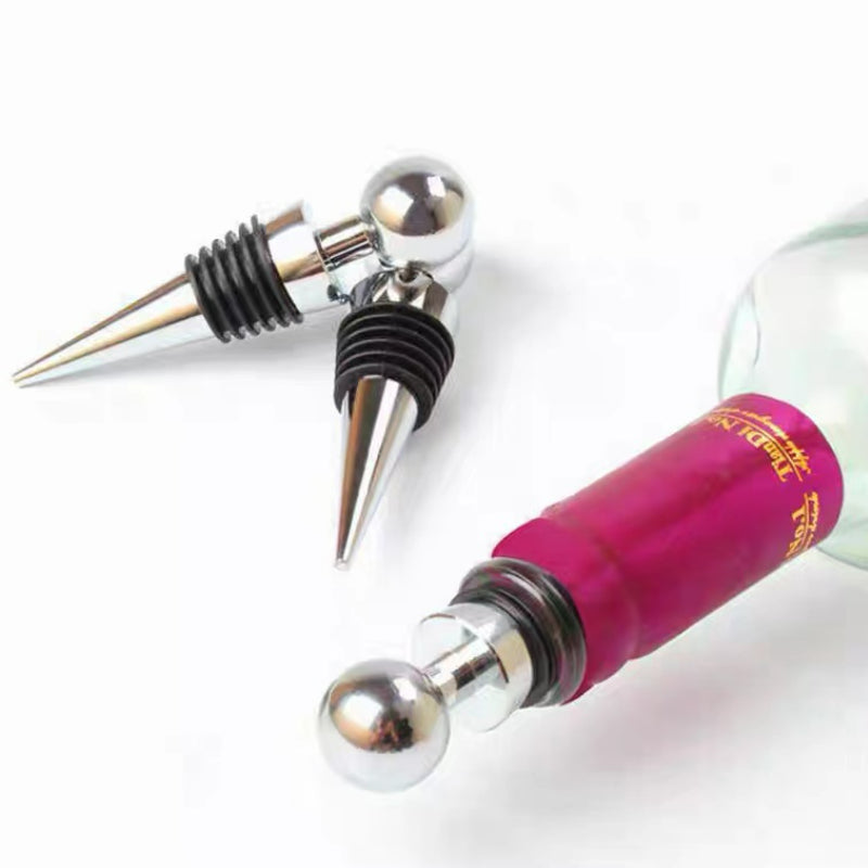 Wine Bottle Stopper Metal Zinc Alloy Bar Tool for Wedding