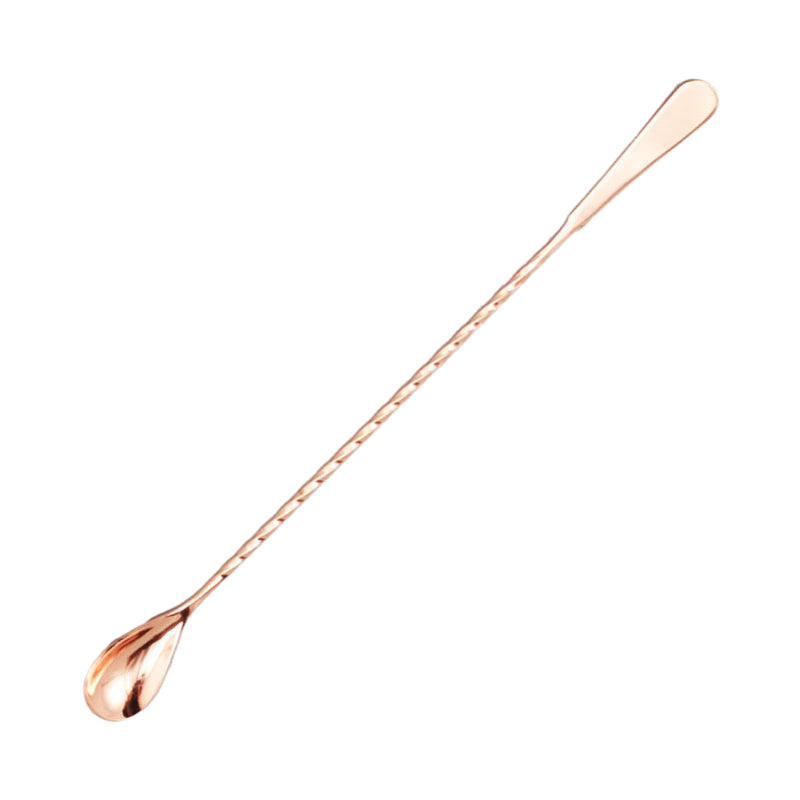 Cocktail Shakers, 30.0cm Long Handle Metal Bar Spoon For Mixing Glasses
