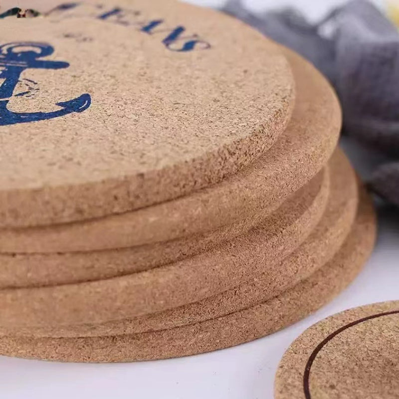 Retro Style Cork Coaster Coffee Cup Mat Tea Coaster