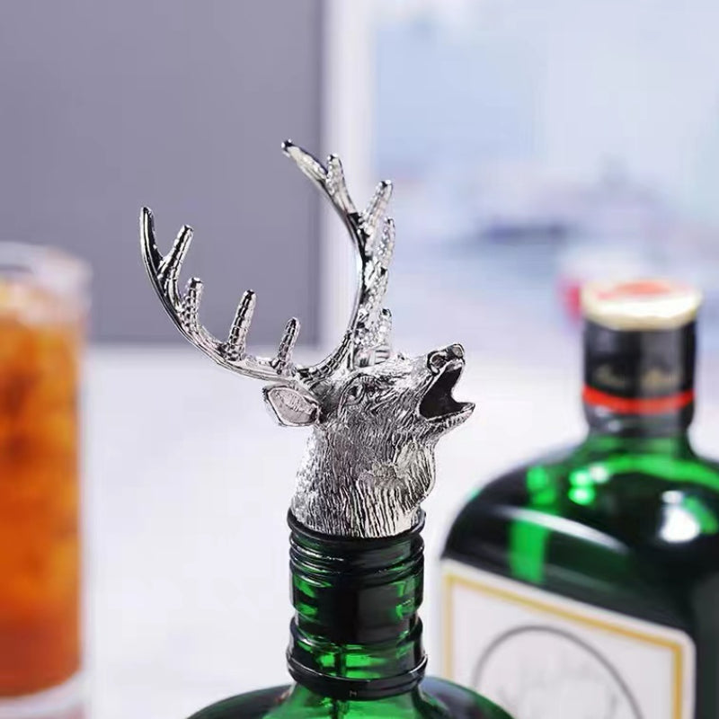 Animals Deer Shape Wine Bottle Cork Pourer Aerator Dispenser