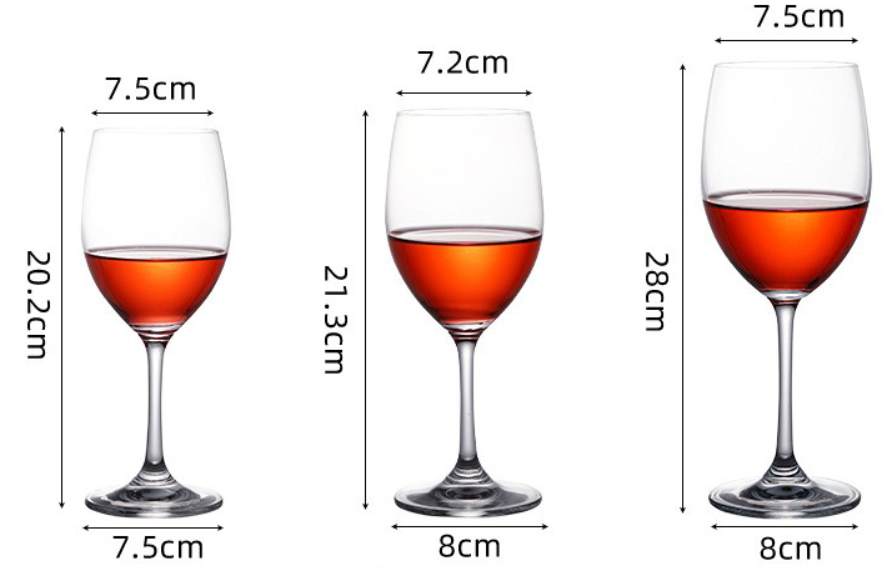 Bordeaux Red and White Wine Glass Red Wine Glass European-Style Goblet Cocktail Glass Home Bar