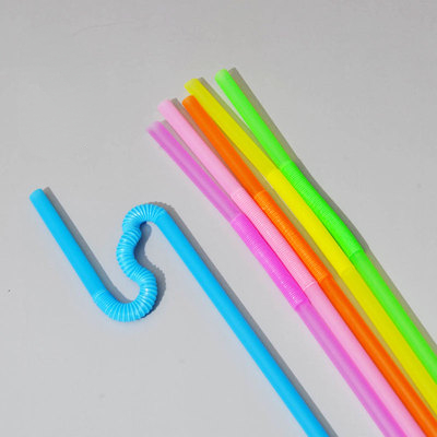 Cocktail Straw Color Elbow Straw Disposable Bendable for Juice Drink Milk Tea