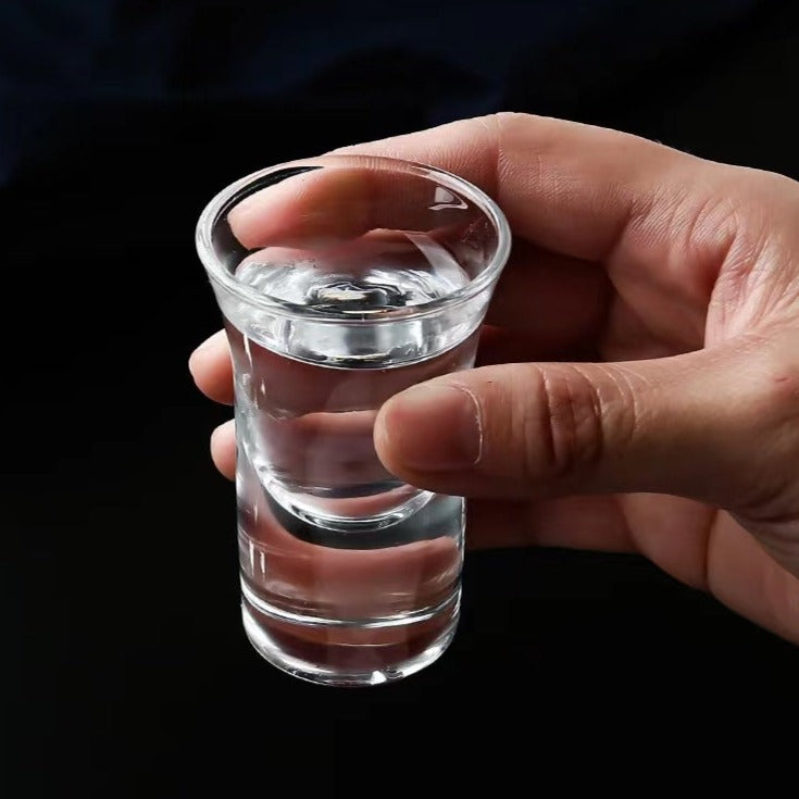 Glass Small Wine Glass White Wine Glass a Glass Of Spirits Glass Household Small Bullet Glass Wine Cup Drinking Glass