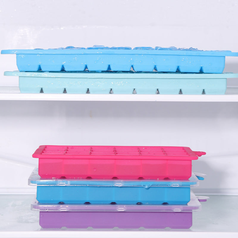 36 Grids-Creative Silicone Ice Cube Tray Ice Cube Tray Mould With Cap