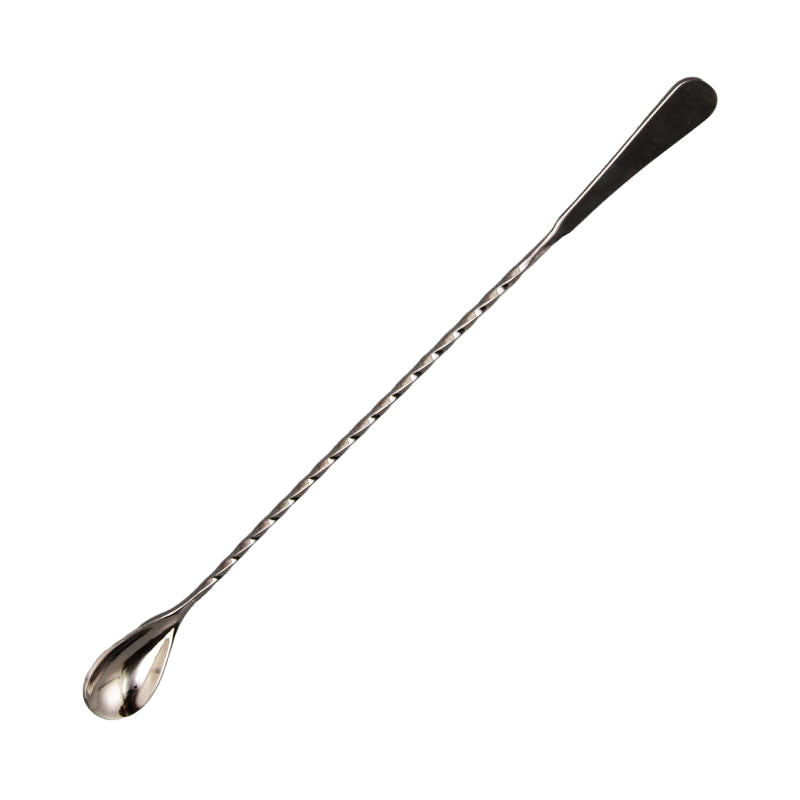 Cocktail Shakers, 30.0cm Long Handle Metal Bar Spoon For Mixing Glasses