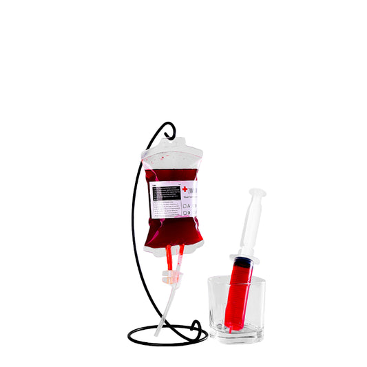 Creative Hanging Blood Bags for Drinks,Halloween Drink Pouches,Zombie Christmas Parties