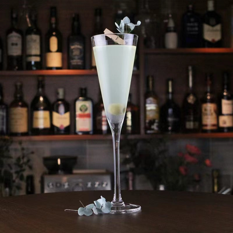 200ML Goblet Champagne Glass,Creative Cocktail Glasses,Premium Goblet Glassware