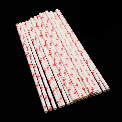 Environmentally Friendly Degradable Straw Color Straw Paper Disposable Creative Juice Cocktail Drink Decoration Stripe Party