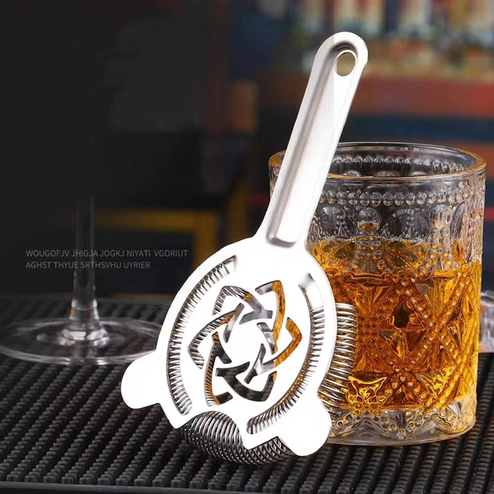 Stainless Steel Spring Ice Separator Ice Strainer Strainer Bar Cocktail Supplies