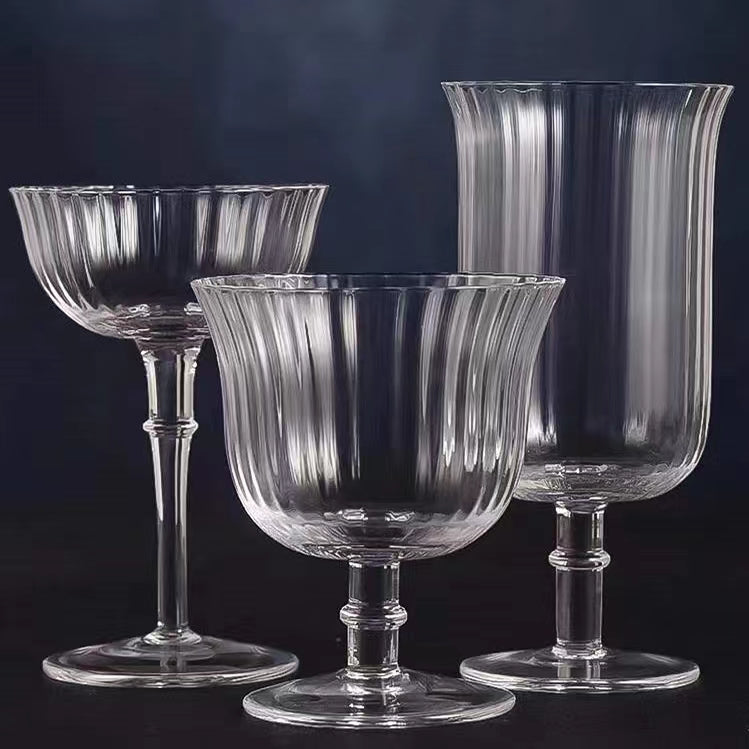 Cocktail Glasses with Short Stem,Drinking Glass Tumbler Water Juice Cocktail Heat Resisting Glass Colin Cup Bar Kitchen