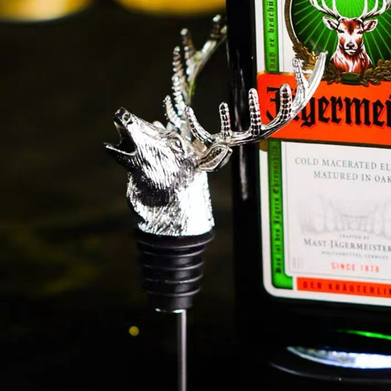 Animals Deer Shape Wine Bottle Cork Pourer Aerator Dispenser
