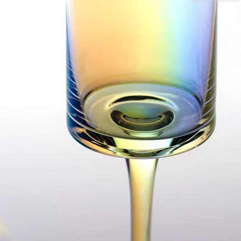 Pearly Iridescent Tinge Champagne Glasses Crystal Cup Champagne Wine Glasses