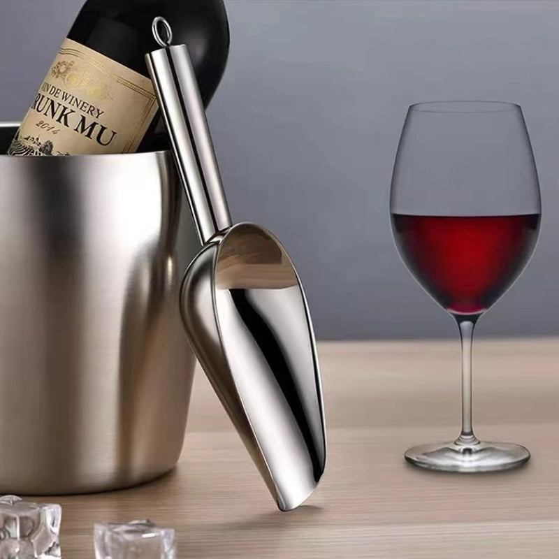 Stainless Steel Small Ice Shovel Bar Tools for Ice Bucket