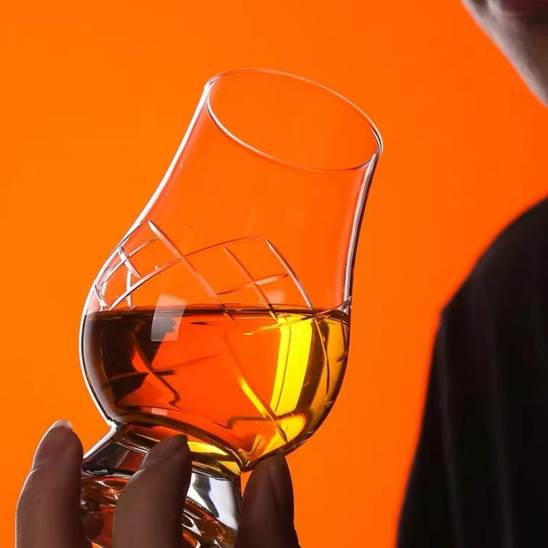 Whiskey Snifter Crystal Glass Whiskey Glass 200ml Sommelier Whiskey Taster Glass