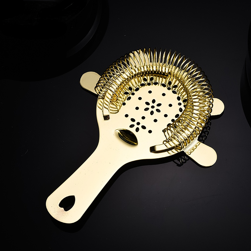 Professional Stainless Steel Bartending Ice Filter Cocktail Ice Isolator Mixing Cup for Bar
