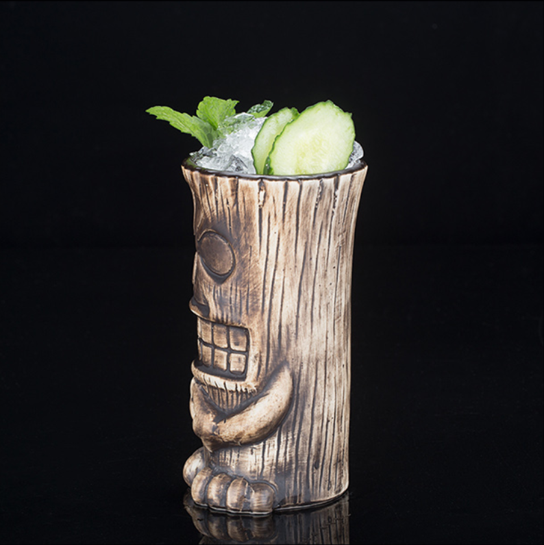 Ceramic Cup Tropical Cocktail Cup Personality Beach Tiki Cup TIKI Cocktail Cup Decorative Cup