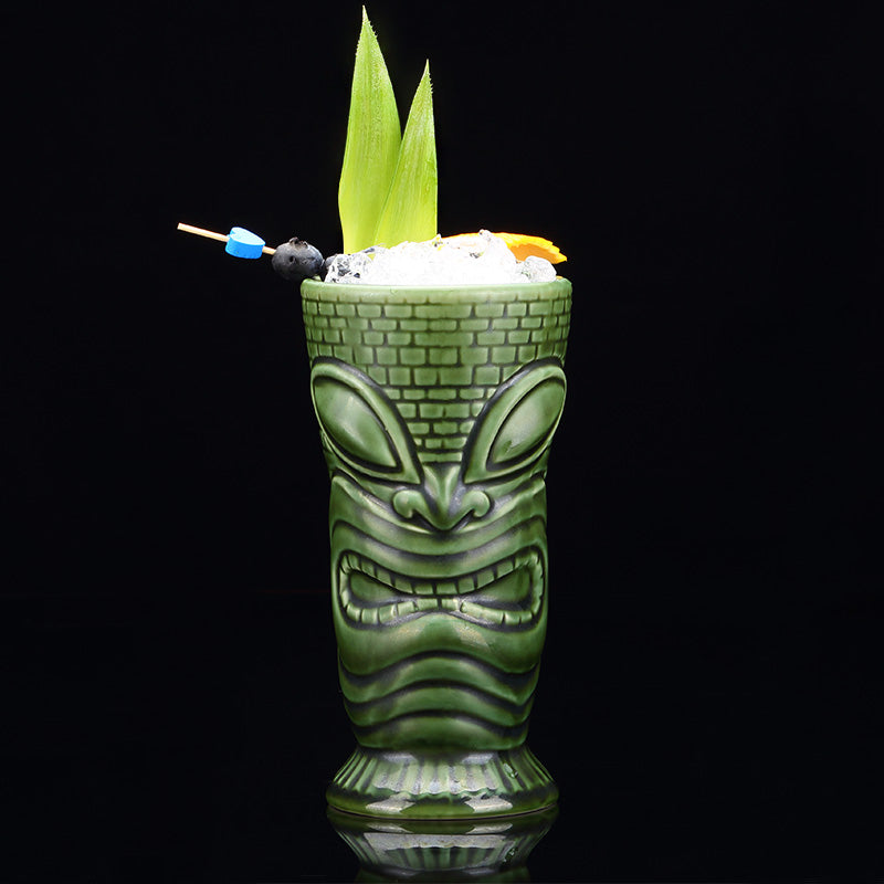 TIKI Hawaiian Cocktail Cup Ceramic Cup Creative Personality Pirate Raider TIKI Cup Bar Special Cup