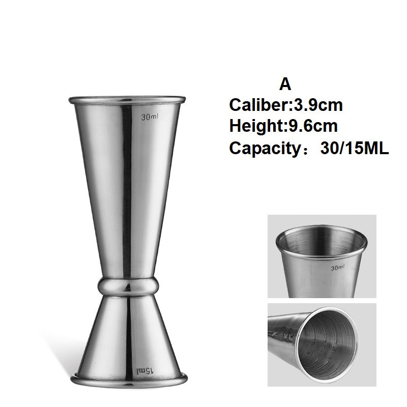 Stainless Steel Jigger Double Side Jigger 15/30ml Bar Wine Jigger