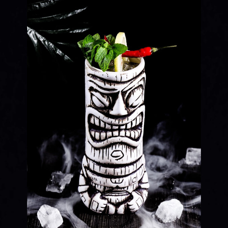 Bar TIKI Mug TIKI Cocktail Mug Hawaiian Ceramic Mug Wine Mug Ceramic Mug TIKI Mug