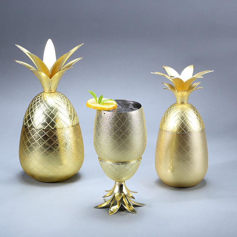 Creative Pineapple Shaped Moscow Mule Copper Mugs