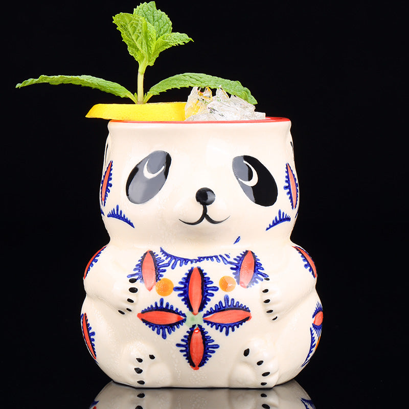 Creative Hawaiian TIKI Ceramic Cup Personality Bar Animal Cocktail Cup TIKI Cup Cute Panda Cup