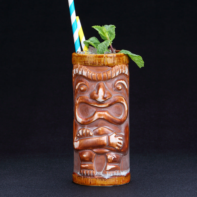 Tiki  Drinkware-Cocktail  Tiki Mugs-Tiki Tumblers Ceramic Hawaiian Luau Party Mugs