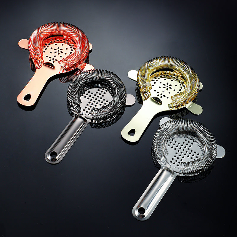 Professional Stainless Steel Bartending Ice Filter Cocktail Ice Isolator Mixing Cup for Bar