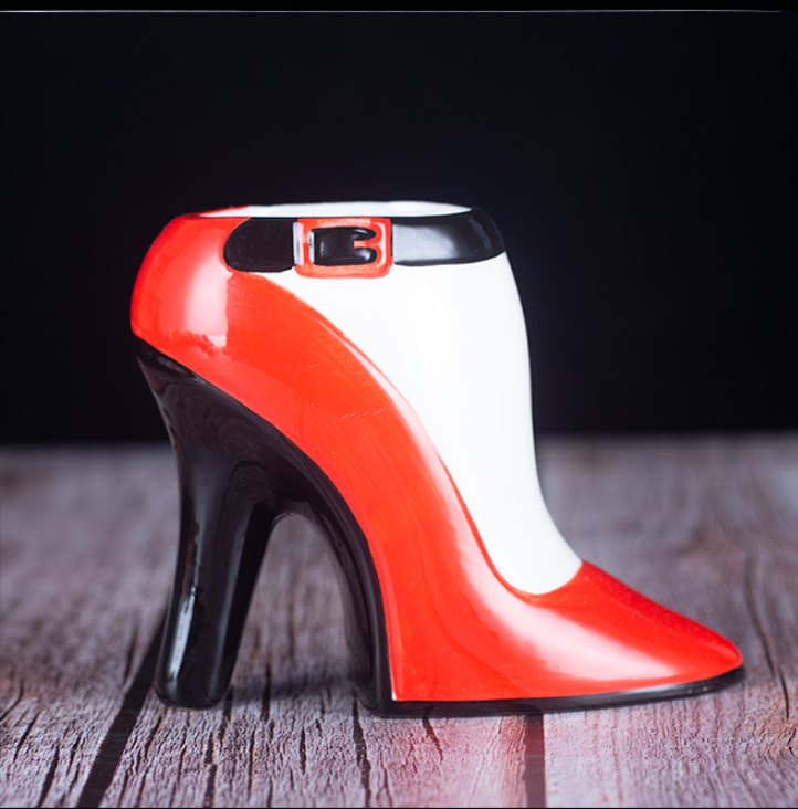 Red High Heels 490ml Creative Ladies Ceramic Cocktail Glass TIKI Hawaiian Style
