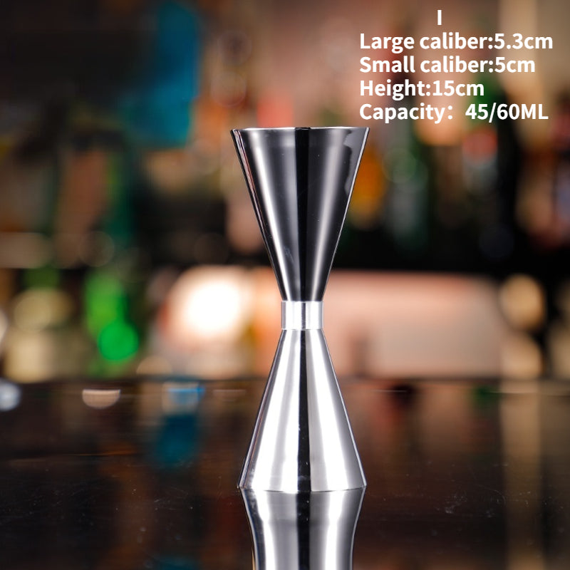Bar Tools Custom Stainless Steel Jigger Japanese Style Double Side 45/60ml Copper Rose Gold Silver Cocktail Bar Jigger