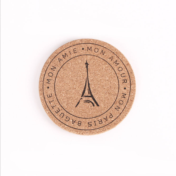 Retro Style Cork Coaster Coffee Cup Mat Tea Coaster