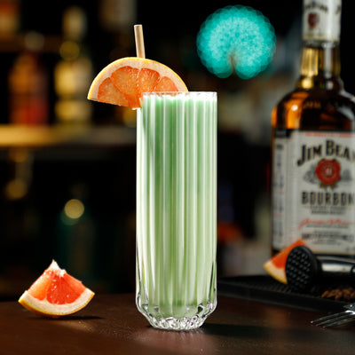 Premium Striped Collins Tumblers,Drinking Glasses with Heavy Base for Water,Juice, Cocktails,Beverages